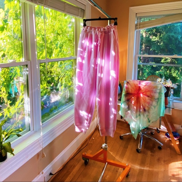 a new day Pants - Pastel Pink Fleece Lined Cozy Joggers 🔮